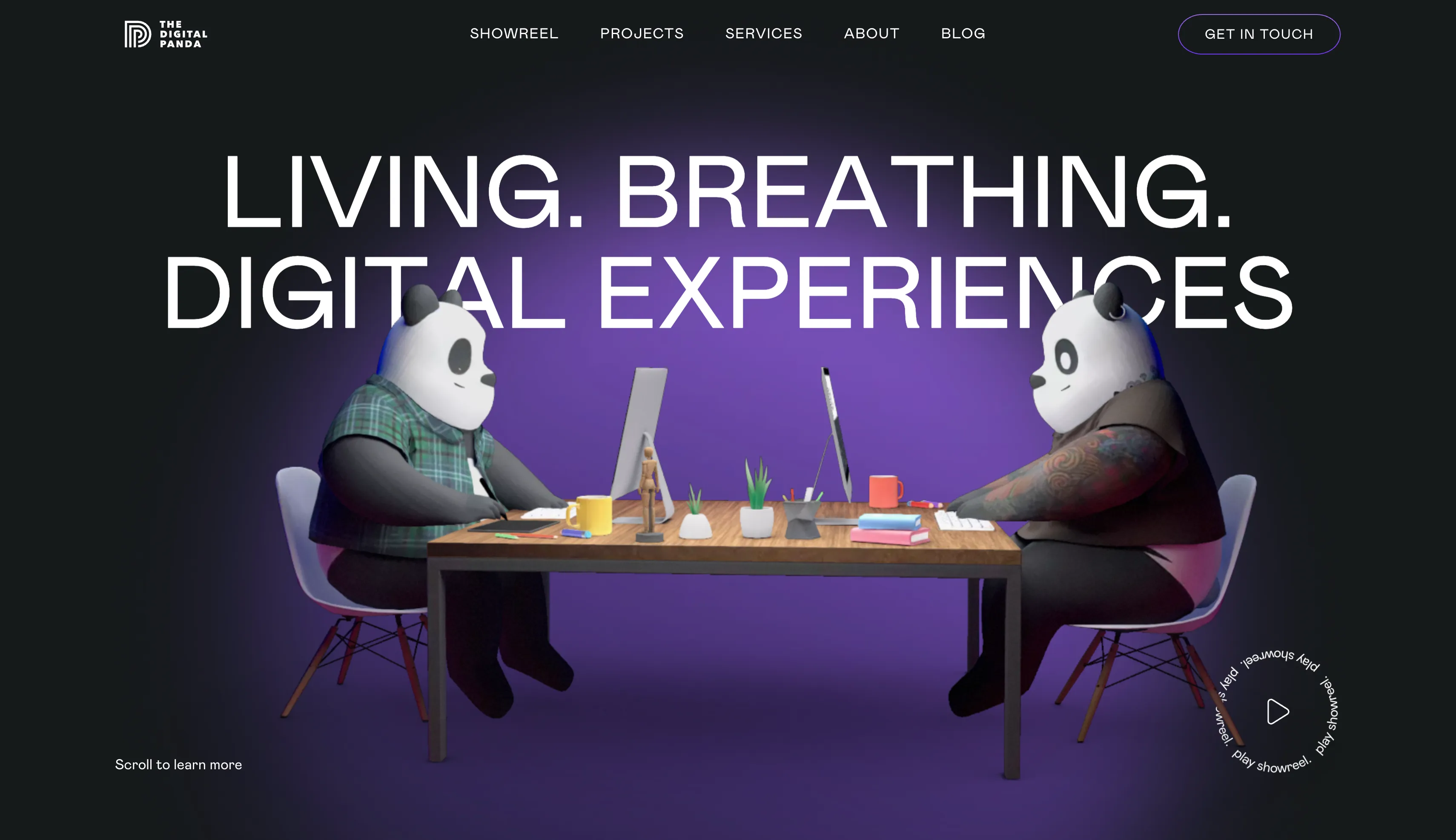 The Digital Panda Home Website Inspiration (2026-02-10) | Refto