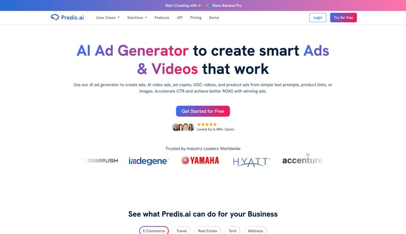 AI Ad Generator - Predis.ai | Make Ads in 30 Seconds