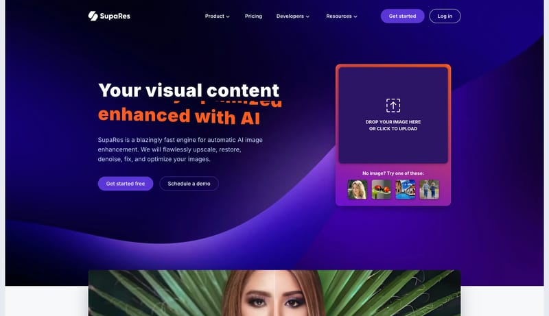 AI Image Enhancement Platform | SupaRes