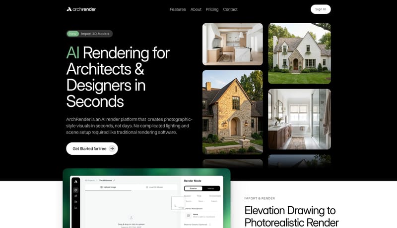 AI Render for Architects | Photorealistic 3D Rendering | ArchRender