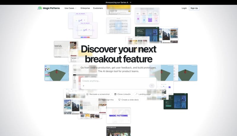 AI Prototype Generator for Product Teams | Magic Patterns