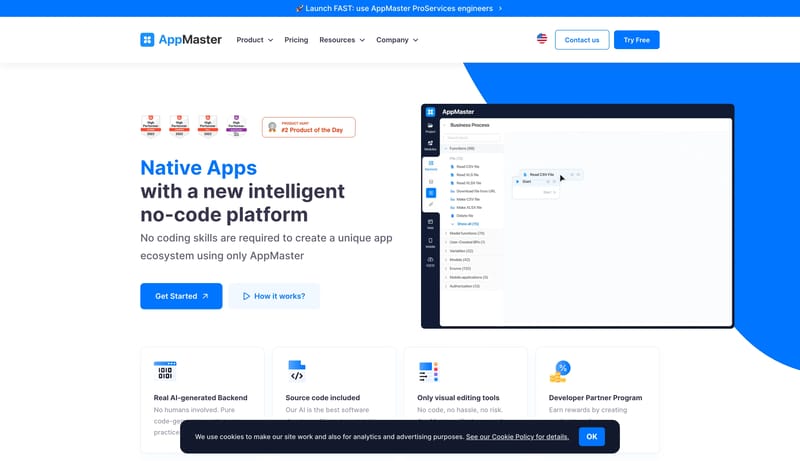 AppMaster - The No-Code platform for building web & mobile apps