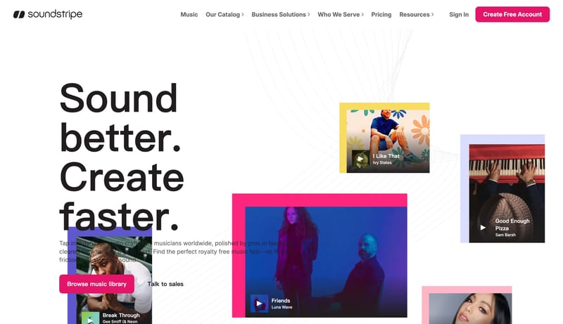 Best Royalty Free Music for Video, Podcast, Film, TV, & Ads | Soundstripe