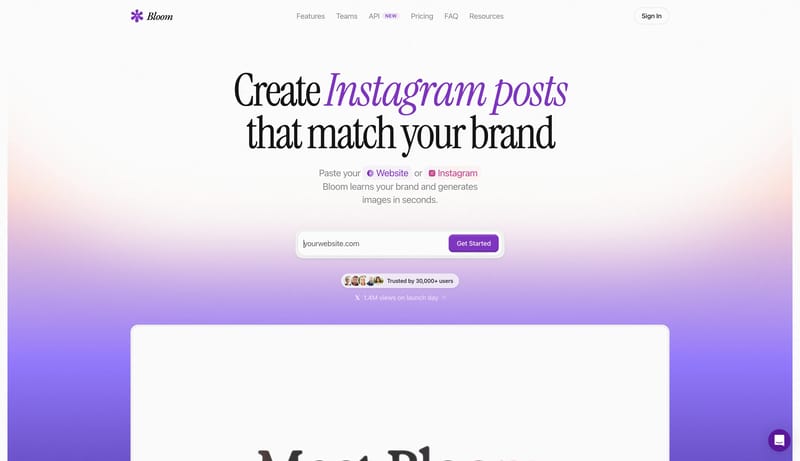 Bloom | AI Marketing Tool for On-Brand Ads & Images