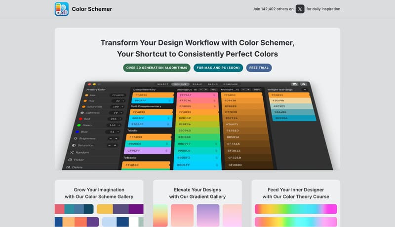 Color Schemer - Create Beautiful Schemes from One Color