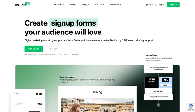 Create Email Marketing Your Audience Will Love - MailerLite