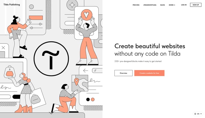 Create a Website for Free. Tilda Website Builder