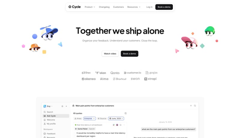 Cycle | Your feedback hub, on autopilot