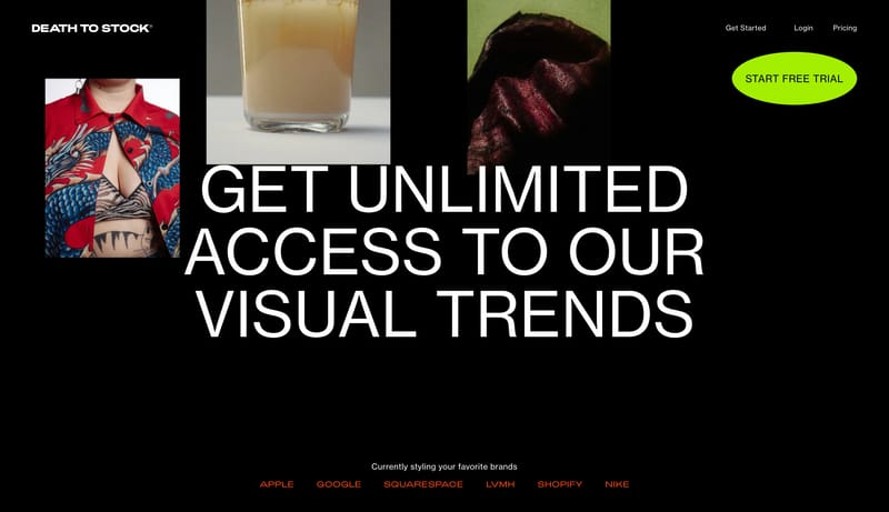 DEATH TO STOCK® - Access our trending visual universe