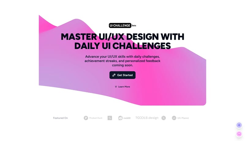 Daily UI/UX Design Challenges - Enhance Skills & Portfolio