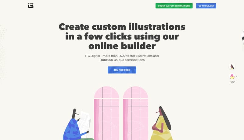 ITG — Infinite combinations of illustrations