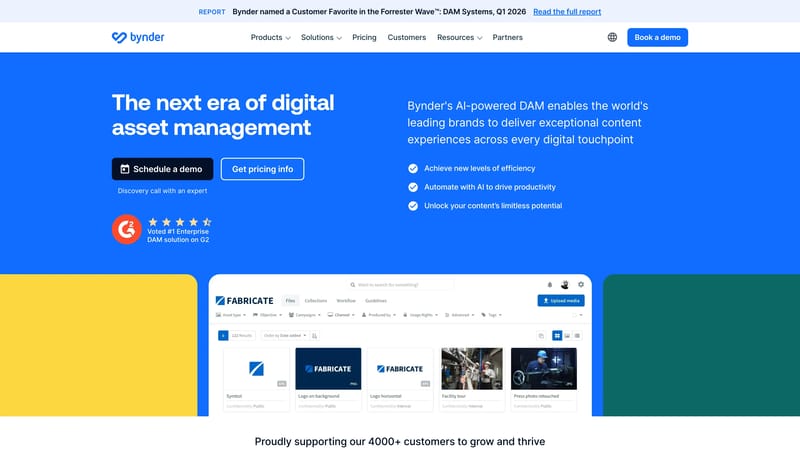 Bynder - The most intuitive enterprise DAM platform