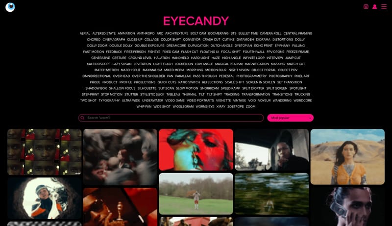 Eyecandy - Visual Technique Library