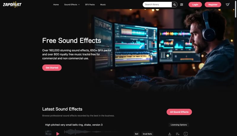 Free Sound Effects Downloads | SFX (Sound FX) | Zapsplat