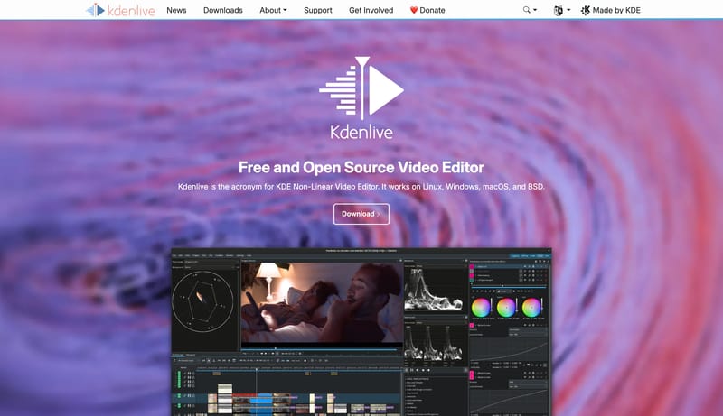 Kdenlive - Free and Open Source Video Editor