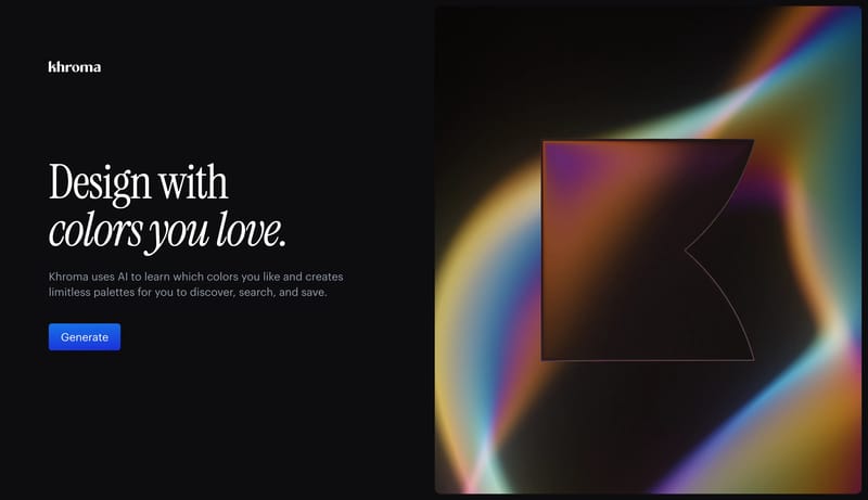 Khroma - AI Color Tool for Designers | Discover and Save Color Palettes