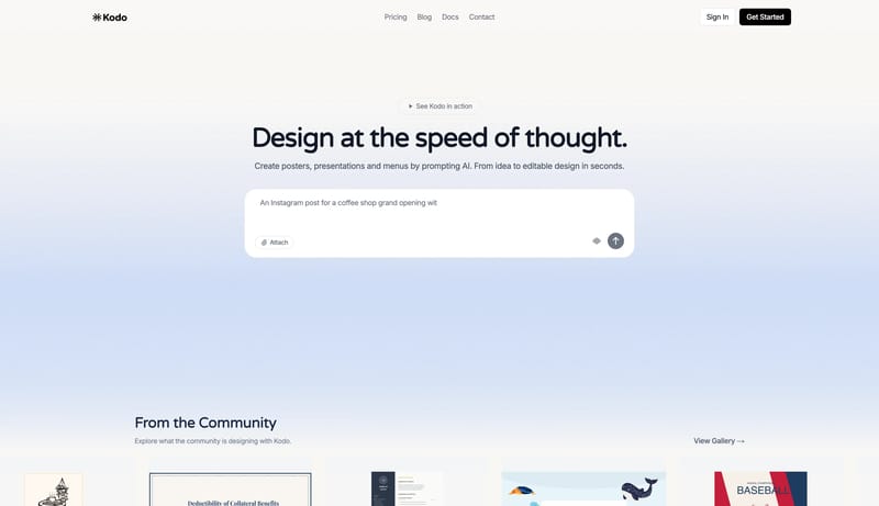 Kodo - Create Stunning Designs with AI | AI Design Tool