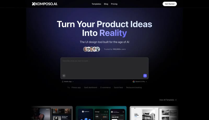 Komposo - From Idea to UI in Minutes
