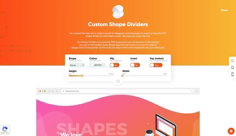 Shape Divider App