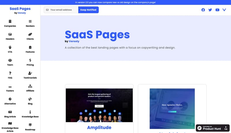 SaaS Pages