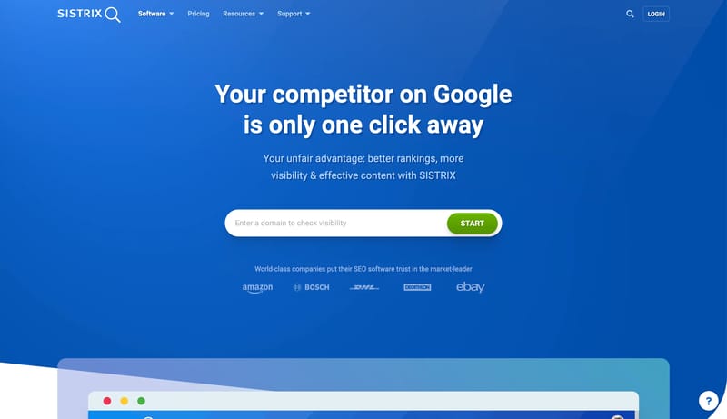 SISTRIX Toolbox - SEO Tool by professionals, for professionals - SISTRIX