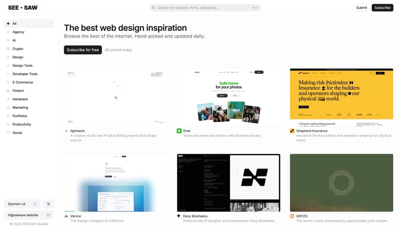 SEESAW ✦ Design Inspiration