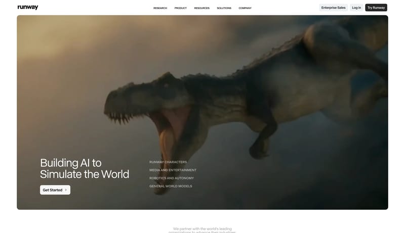 Runway | Building AI to Simulate the World