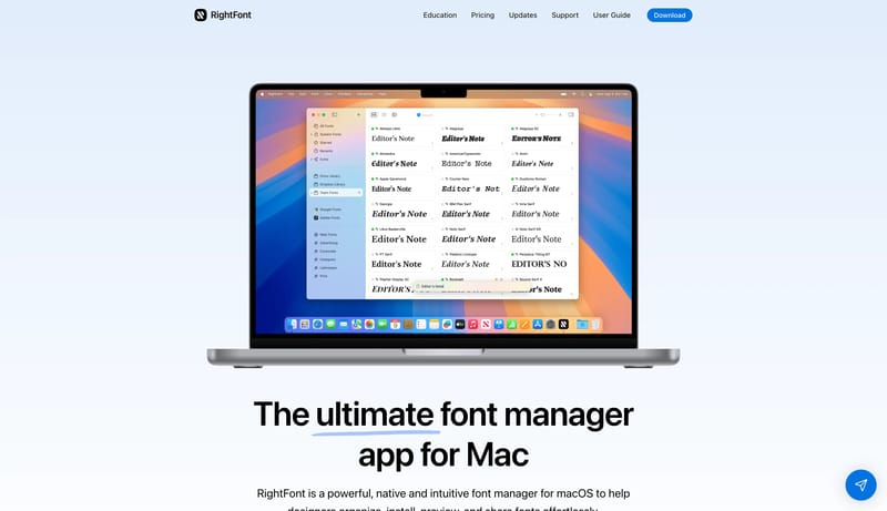 RightFont - Best Font Manager for Mac