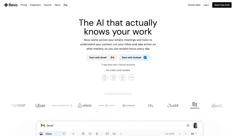 Revo | Inbox AI That Knows Your Business