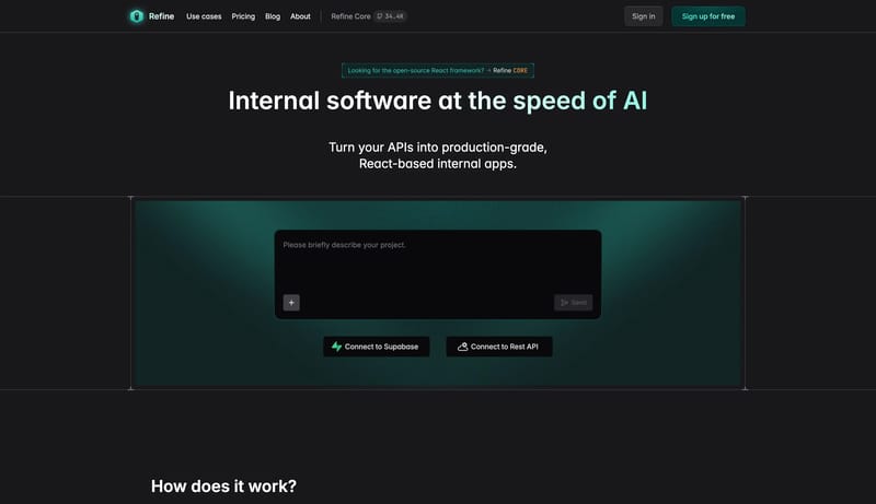 Refine: Build Enterprise Grade Internal Tools With AI