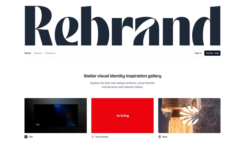 Rebrand — Stellar visual identity inspiration
