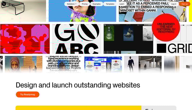 Readymag – the design tool for outstanding websites