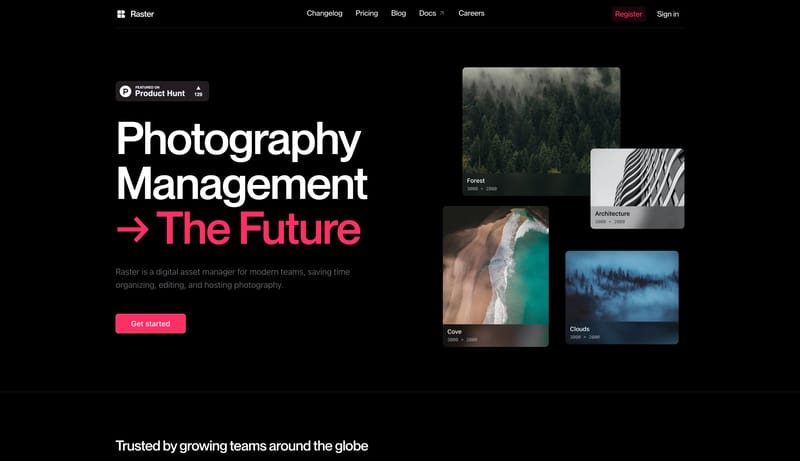 Raster | Photo manager for modern teams