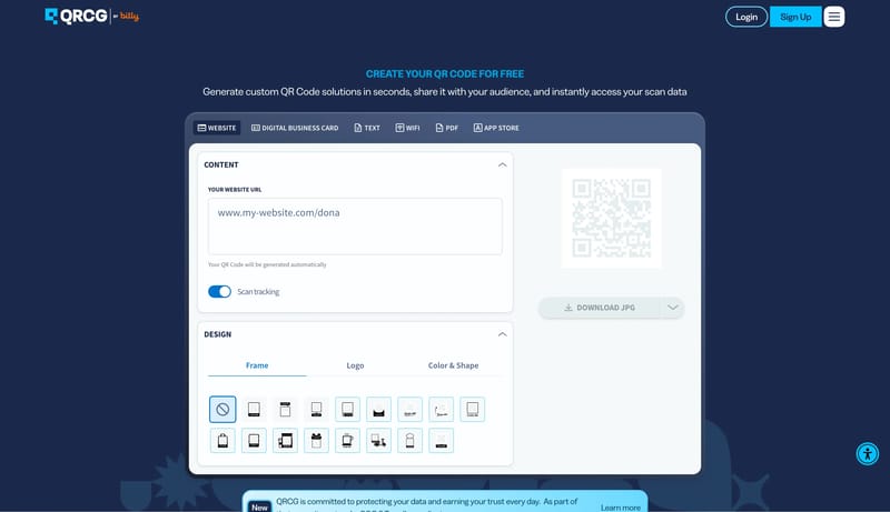 QR Code Generator | Create Your Free QR Codes