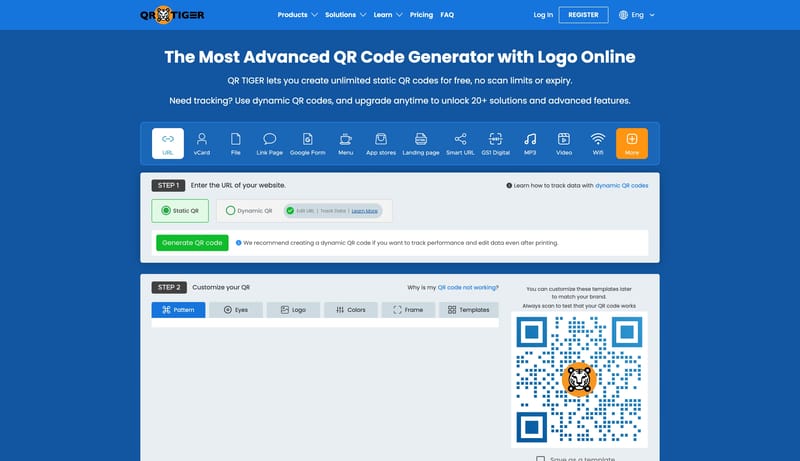 QR Code Generator | Create Free QR Codes With Logo | QR Tiger