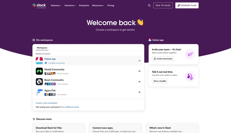 Slack | AI Work Platform & Productivity Tools
