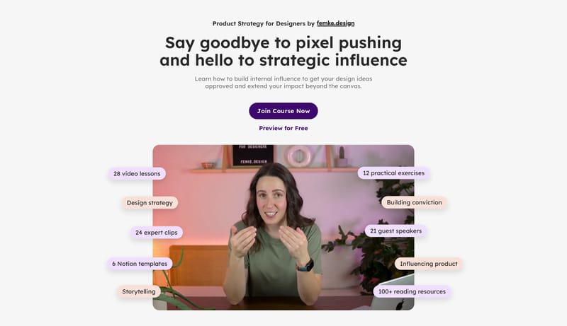 Product Strategy for Designers by femke.design