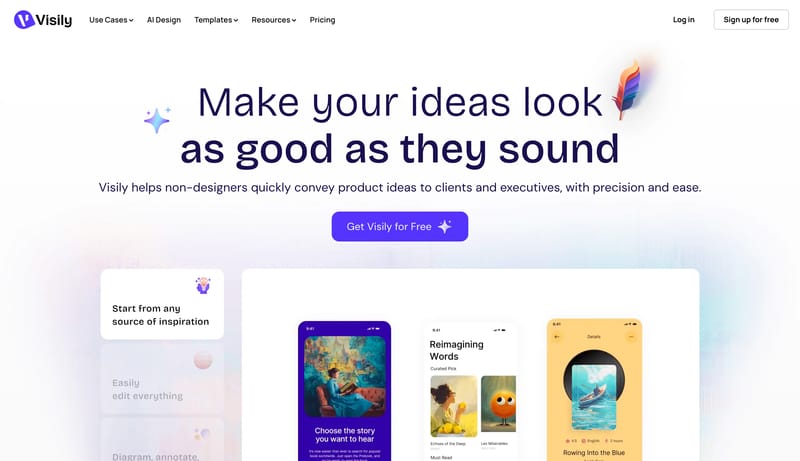 Visily - AI-powered UI design software