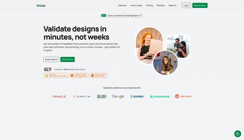 Uxia - UX Testing in Minutes with AI Synthetic Testers