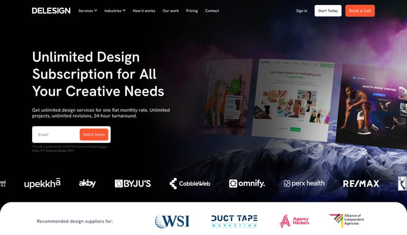 Unlimited Design Subscription Service | Flat Rate | Delesign