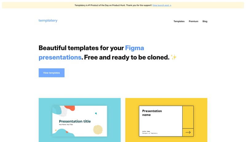 Templatery | Figma Presentation Templates | Templatery | Figma Presentation Templates