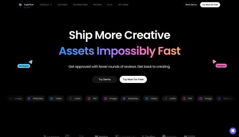 Superflow: Creative Assets Review & Collaboration Tool