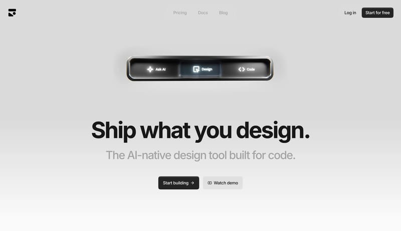 Subframe – The AI design tool built for code