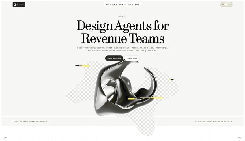 Visual (formerly designstripe): AI Design Agents for GTM Teams