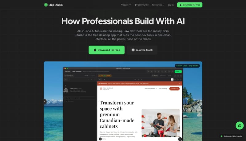 Ship Studio — Real Dev Tools. No Dev Intimidation.