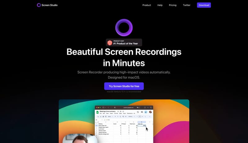 Screen Studio — Professional screen recorder for macOS