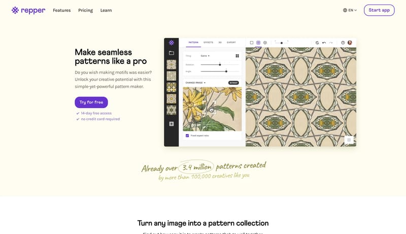 Repper: The ultimate pattern maker for desktop and mobile - Repper app