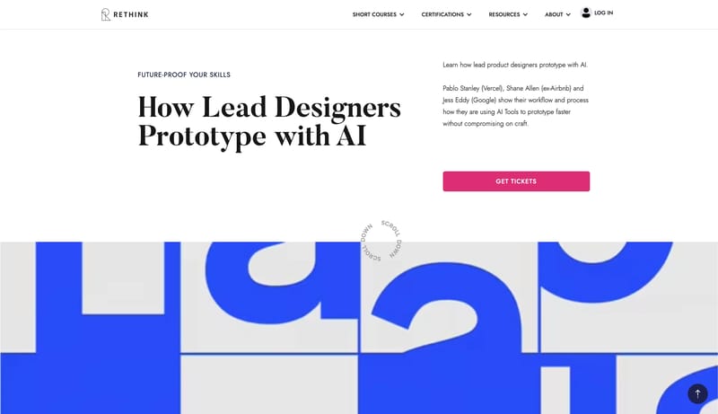 RETHINK — Leadership Training for product design & creative teams