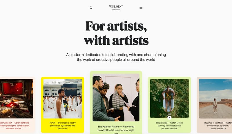 WePresent | Unexpected stories about creativity