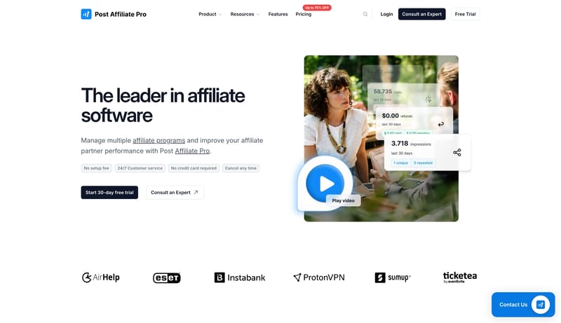 Post Affiliate Pro